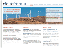 Tablet Screenshot of element-energy.co.uk